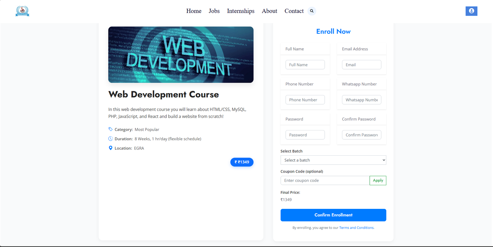 Education Consultation Website